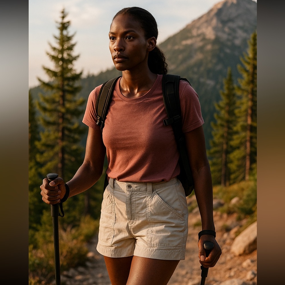 #42 Royal Robbins Light Gray Shorts 6